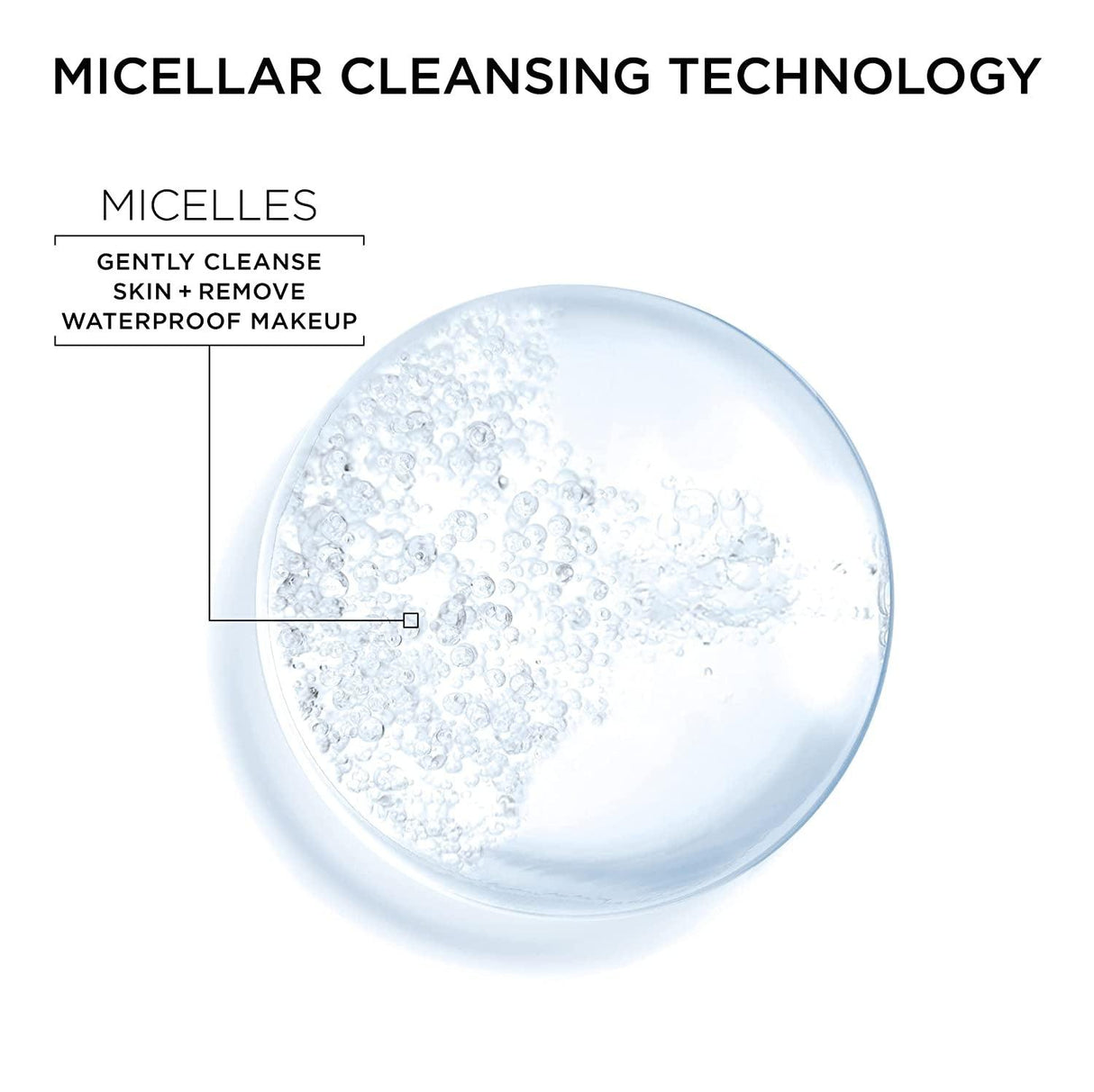 Garnier Skinactive Micellar Water for Waterproof Makeup, Facial Cleanser & Makeup Remover, 13.5 Fl Oz (400Ml), 1 Count (Packaging May Vary) - Supply Center USA