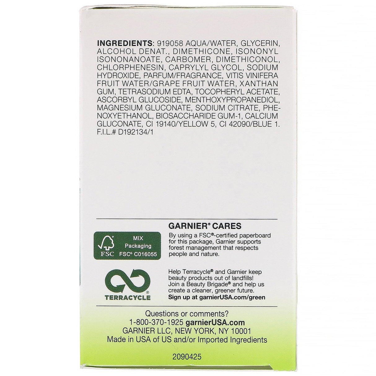 Garnier, SkinActive, Moisture Rescue Refreshing Gel-Cream, Normal/Combo Skin, 1.7 oz (50 g) - Supply Center USA