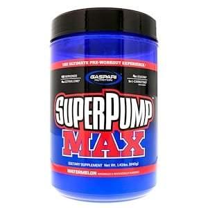Gaspari Nutrition, SuperPump Max, Watermelon, 1.41 lbs (640 g) - Supply Center USA