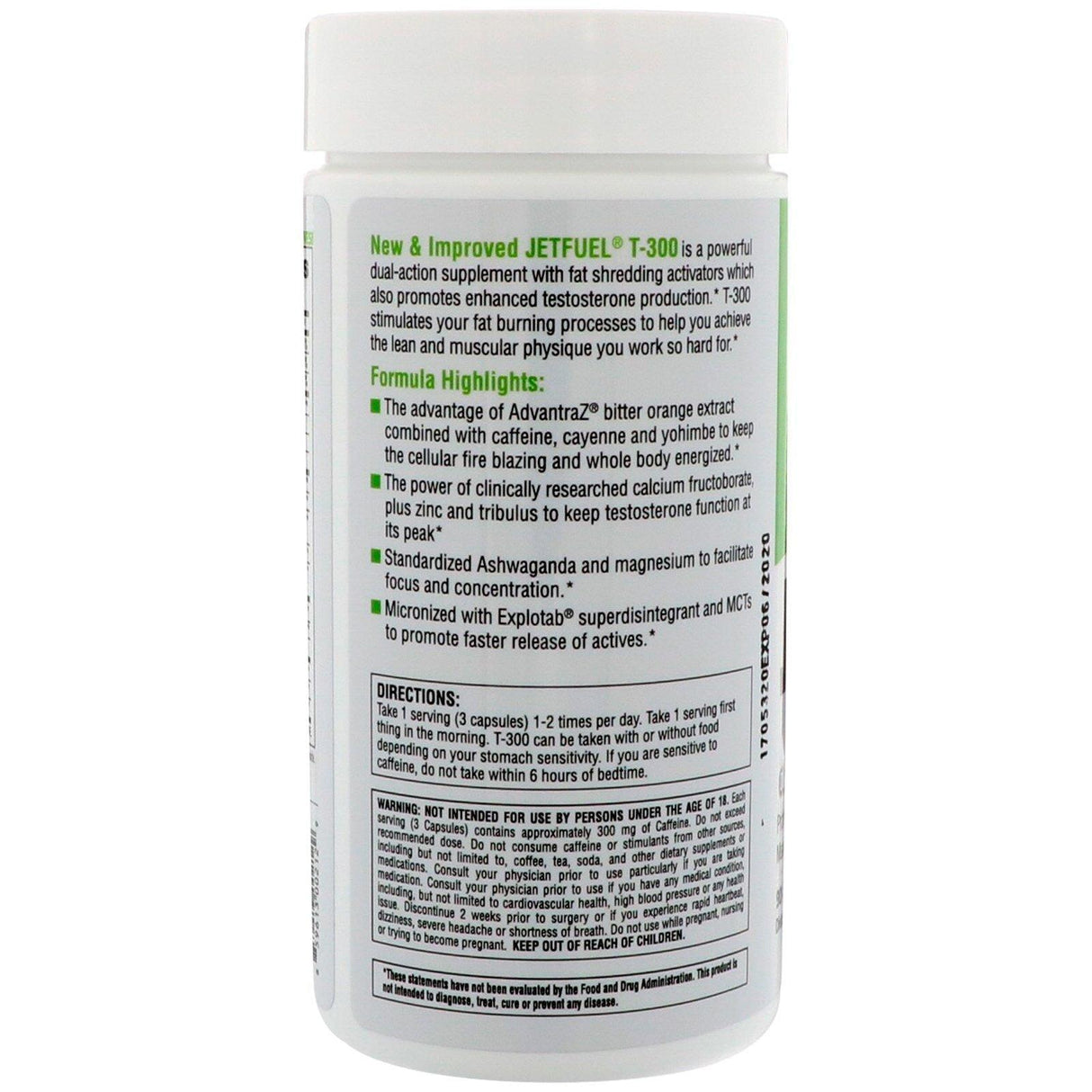GAT, JetFUEL T-300, 90 Oil-Infused Capsules - Supply Center USA