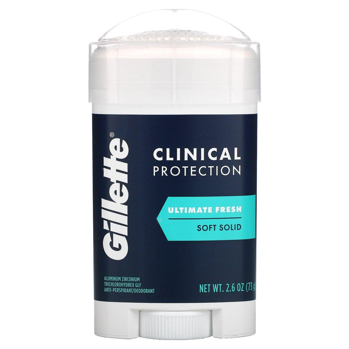 Gillette, Soft Solid Deodorant, Ultimate Fresh, 2.6 oz (73 g) - Supply Center USA