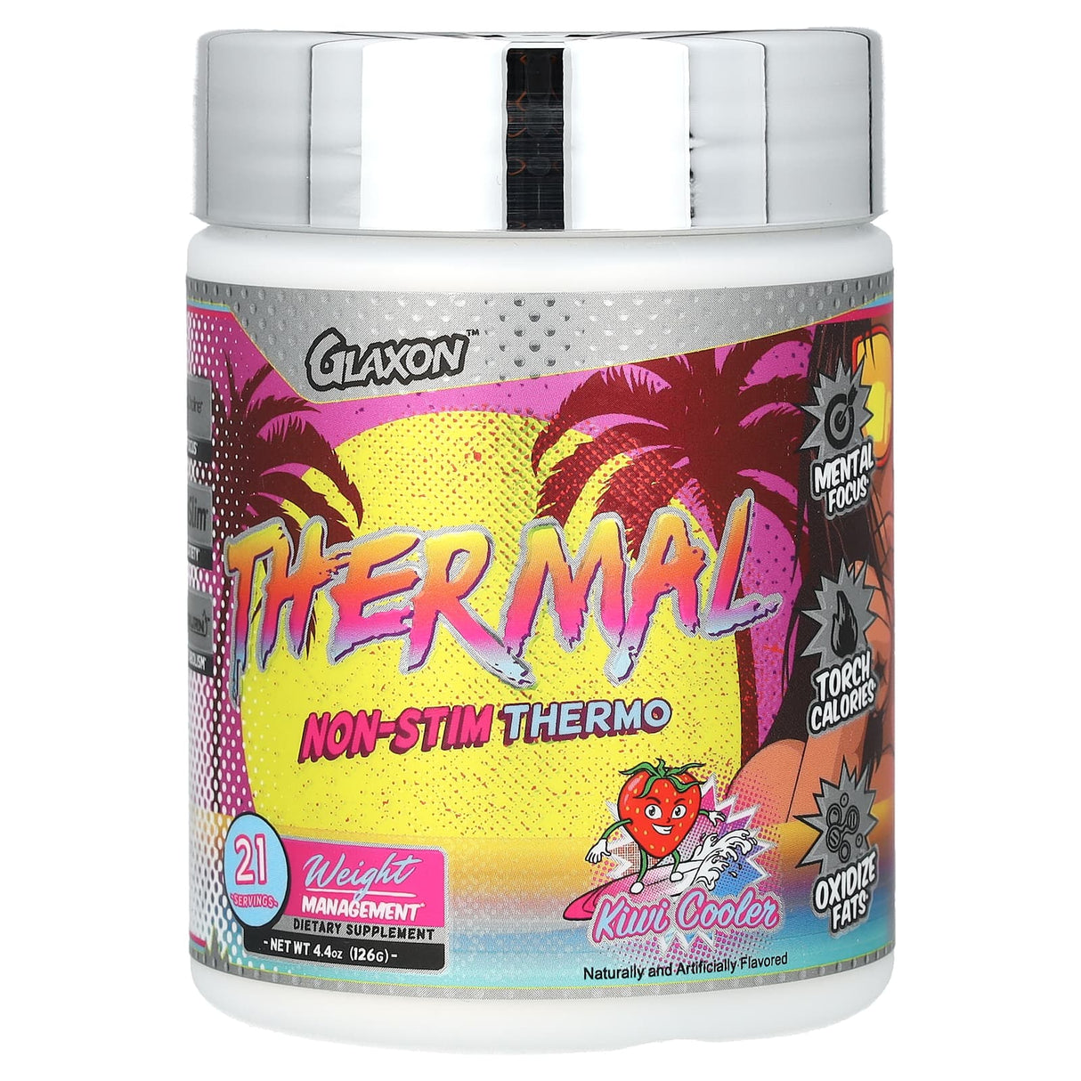 Glaxon, Thermal, Non-Stim Thermo, Kiwi Cooler, 4.4 oz (126 g) - Supply Center USA