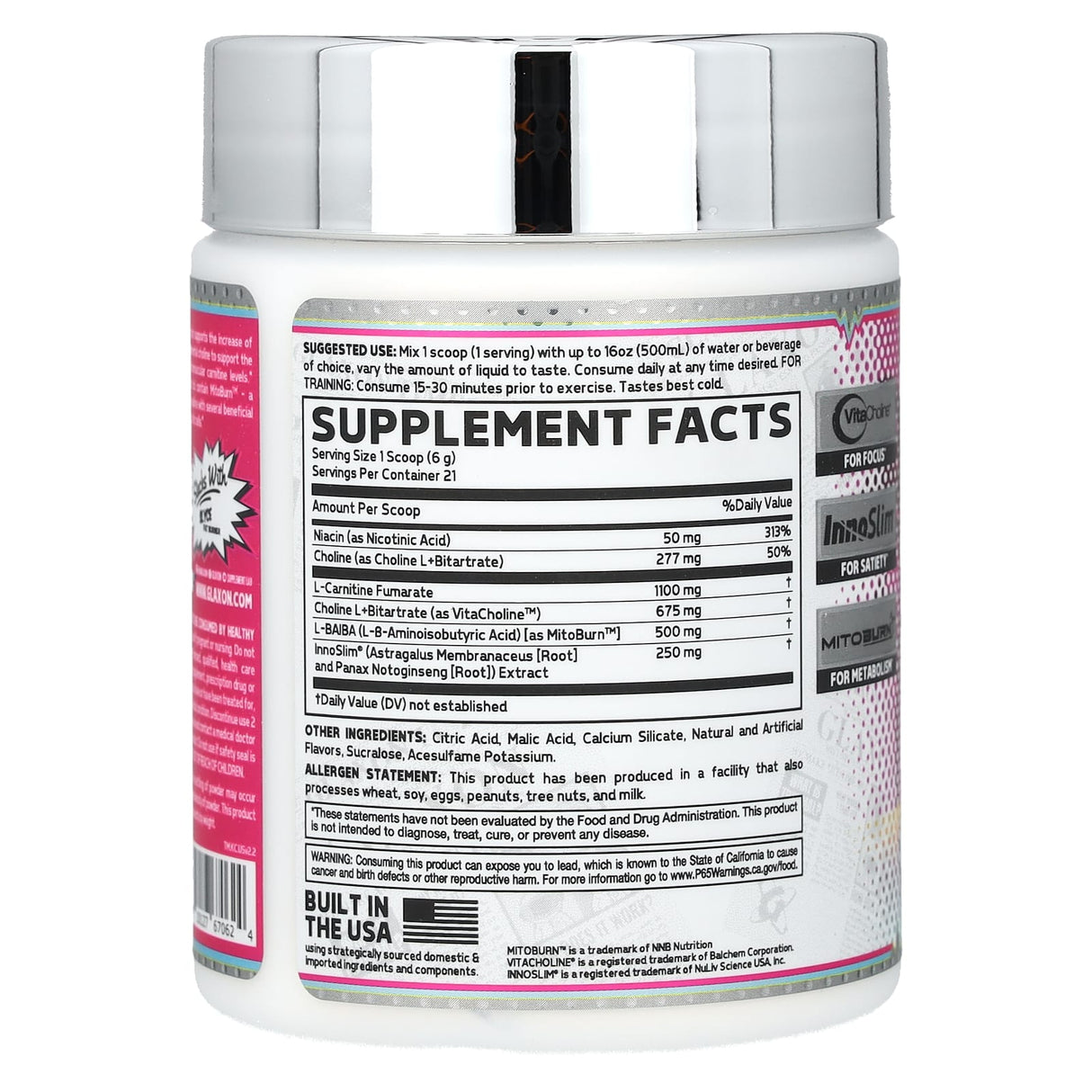 Glaxon, Thermal, Non-Stim Thermo, Kiwi Cooler, 4.4 oz (126 g) - Supply Center USA