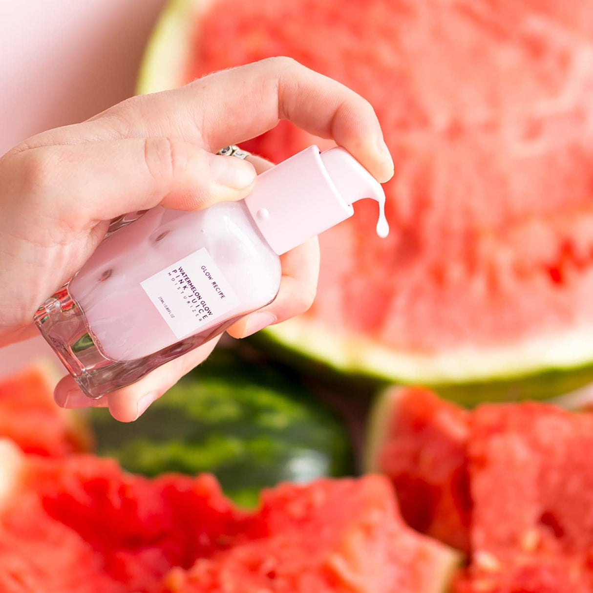 Glow Recipe Pink Juice Hydrating Face Moisturizer for Women & Men - Gel Moisturizer with Hyaluronic Acid, Watermelon & Glycerin - Lightweight, Fast-Absorbing Daily Moisturizer for Dry Skin (25Ml) - Supply Center USA