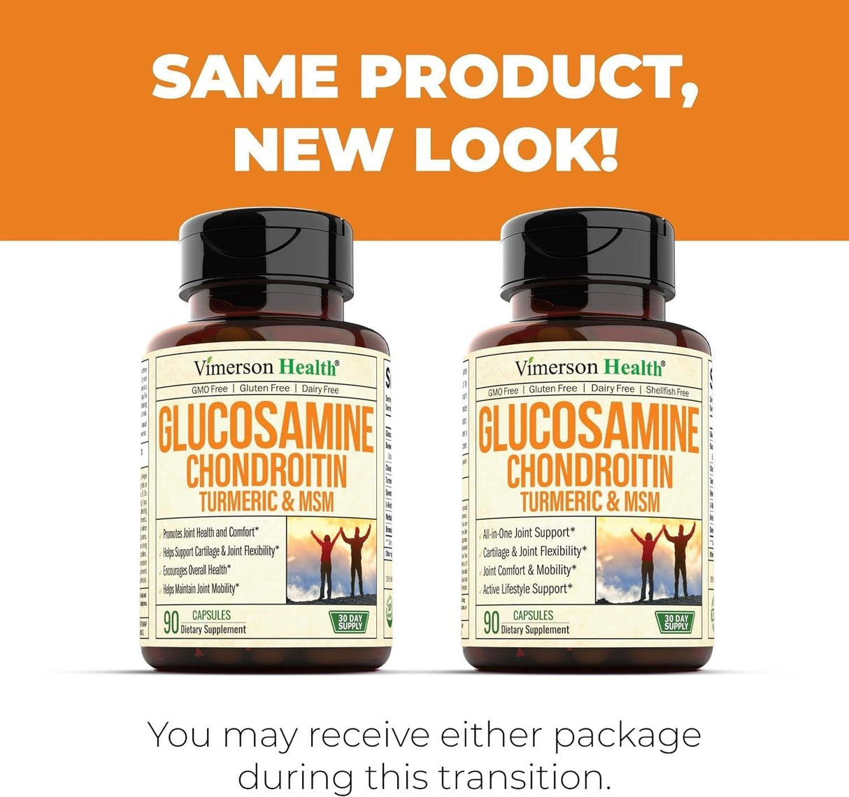 Glucosamine Chondroitin MSM Turmeric Boswellia - Joint Support Supplement. Antioxidant Properties. Helps with Inflammatory Response. Occasional Discomfort Relief for Back, Knees & Hands. 90 Capsules - Supply Center USA
