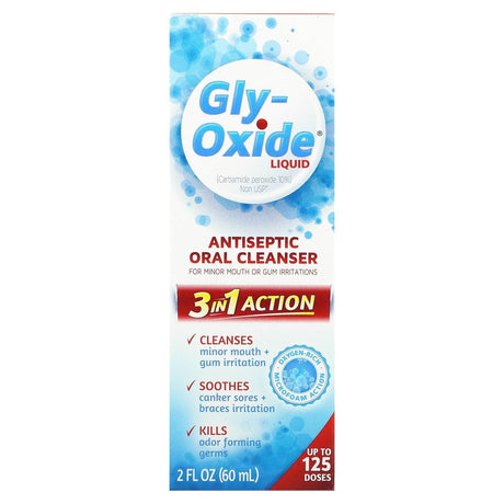 Gly-Oxide, Antiseptic Oral Cleanser, Liquid, 2 fl oz (60 ml) - Supply Center USA