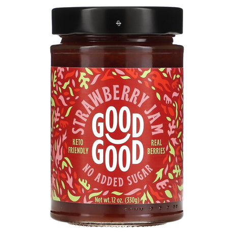 GOOD GOOD, Strawberry Jam, 12 oz (330 g) - Supply Center USA