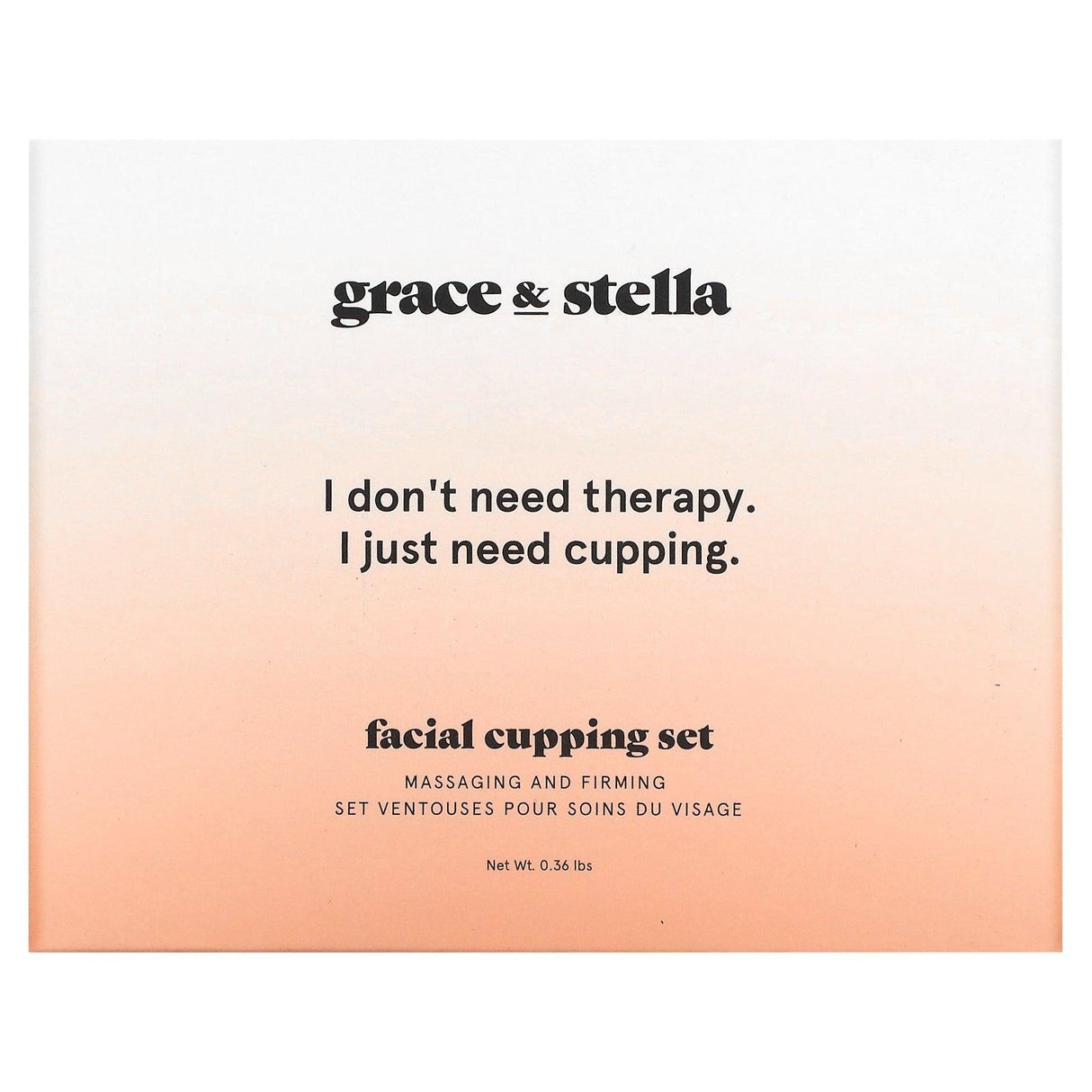 Grace & Stella, Facial Cupping Set, 0.36 lbs - Supply Center USA