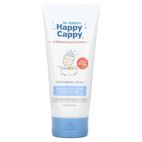 Happy Cappy, Moisturizing Cream, Fragrance Free, 6 fl oz (177 ml) - Supply Center USA