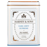 Harney & Sons, Fine Teas, Earl Grey Supreme, 20 Sachets, 1.4 oz (40 g) - Supply Center USA