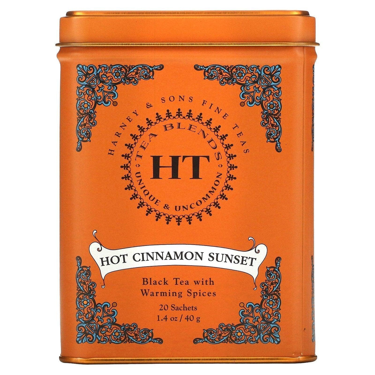 Harney & Sons, HT Tea Blends, Black Currant Tea, 20 Tea Sachets, 1.4 oz (40 g) - Supply Center USA