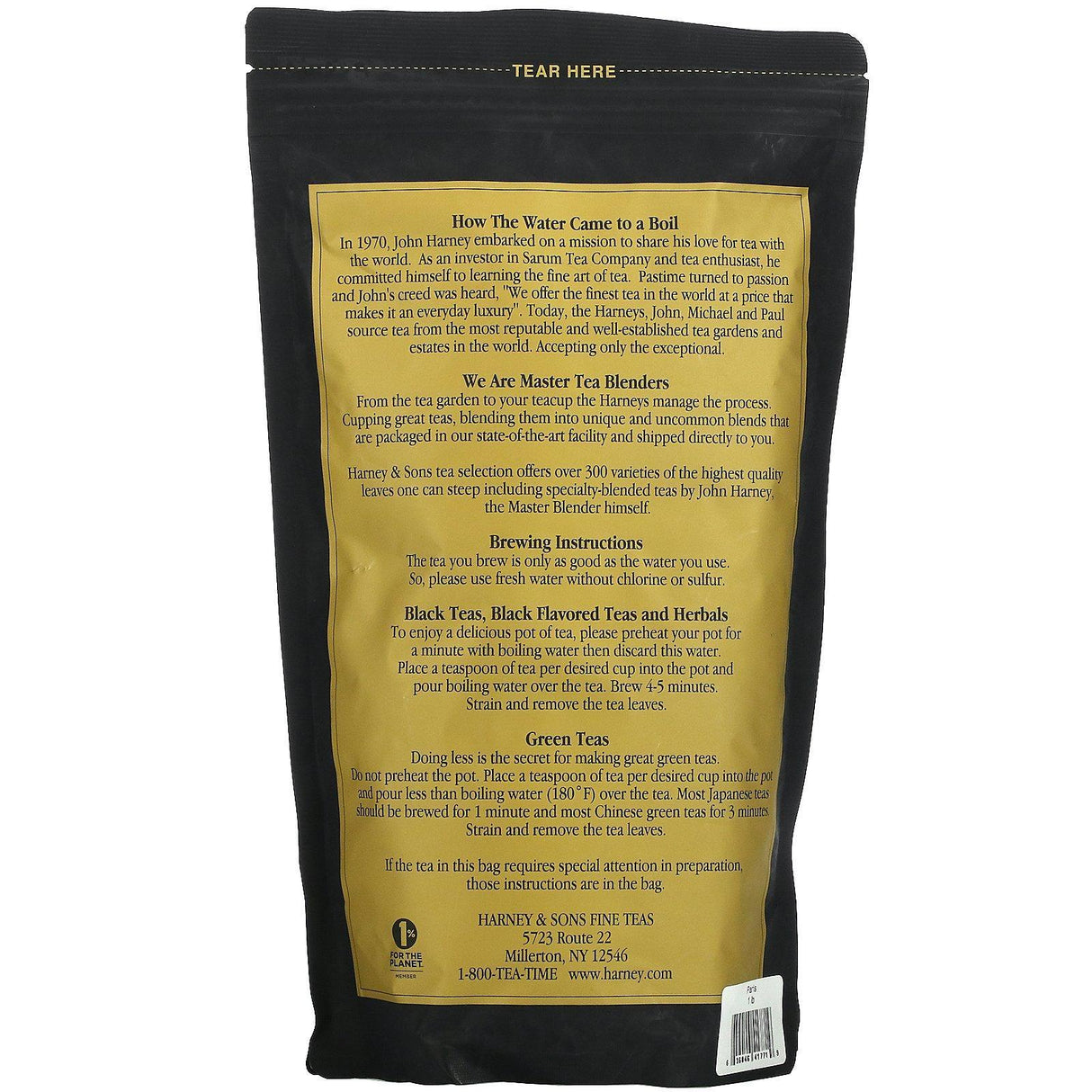 Harney & Sons, Paris Tea, 1 lb - Supply Center USA