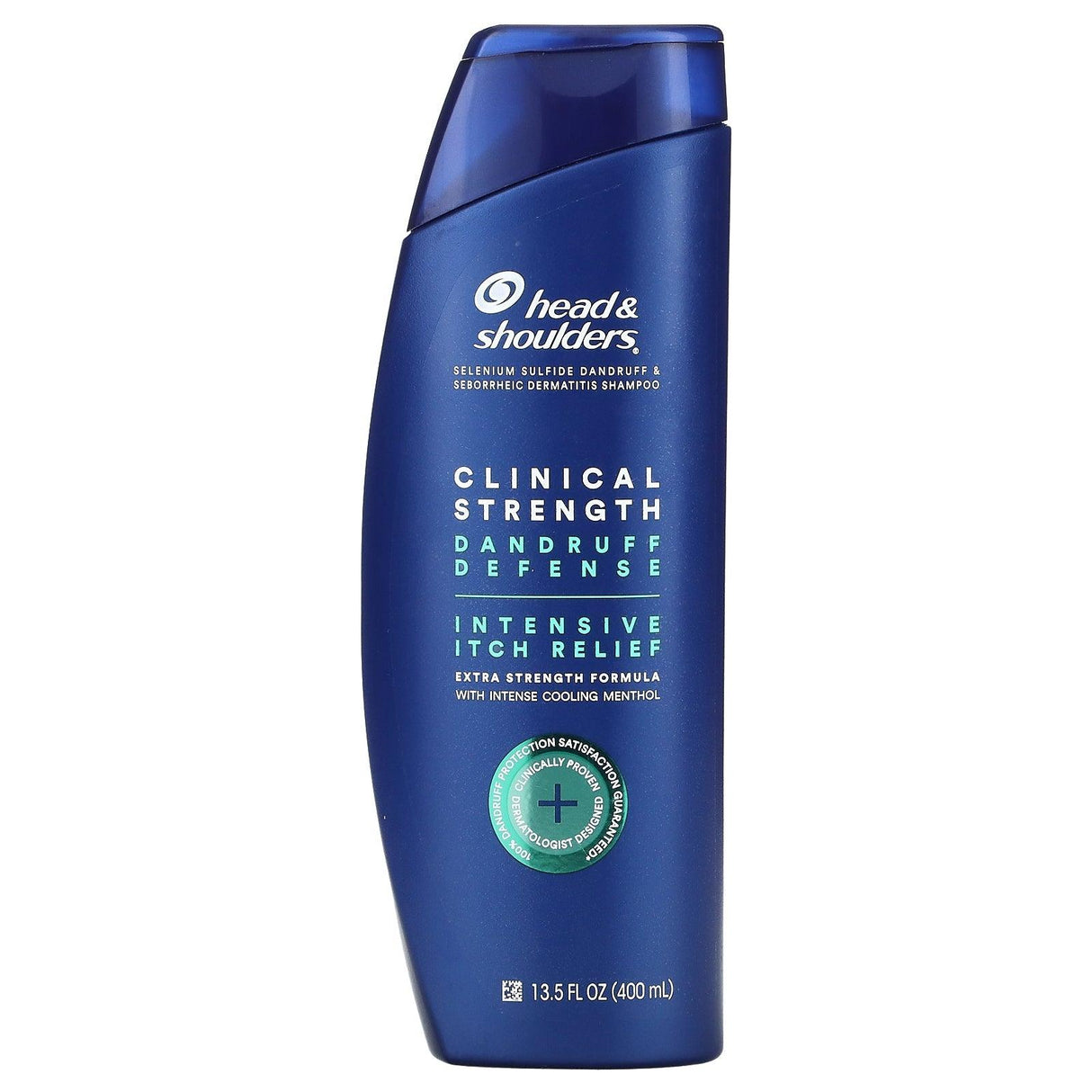 Head & Shoulders, Clinical Strength, Dandruff Defense Shampoo, Intensive Itch Relief, 13.5 fl oz (400 ml) - Supply Center USA