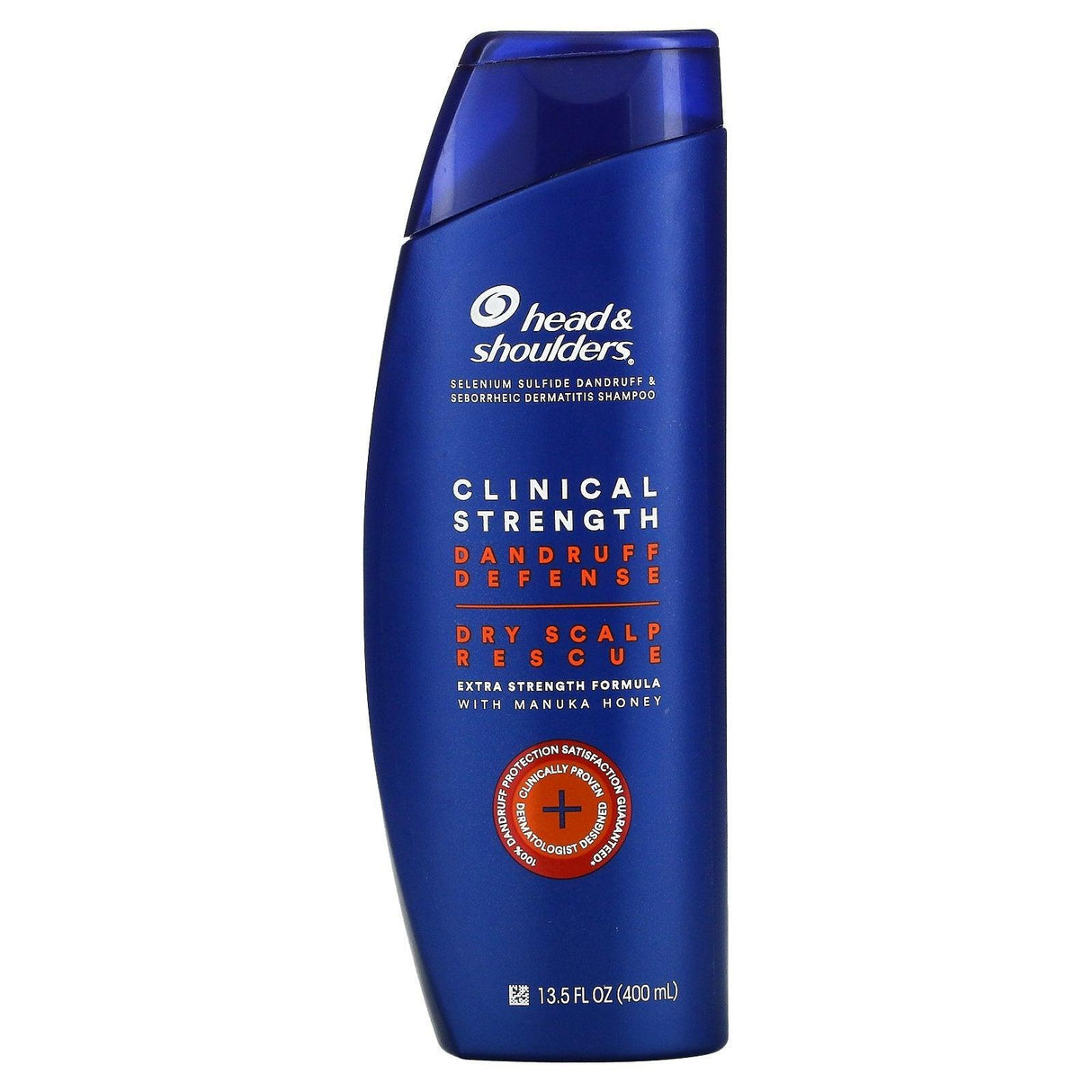 Head & Shoulders, Clinical Strength, Dandruff Defense Shampoo, Intensive Itch Relief, 13.5 fl oz (400 ml) - Supply Center USA
