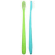 Hello, BPA-Free Toothbrushes, Soft, Green/Blue, 2 Toothbrushes - Supply Center USA