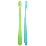 Hello, BPA-Free Toothbrushes, Soft, Green/Blue, 2 Toothbrushes - Supply Center USA