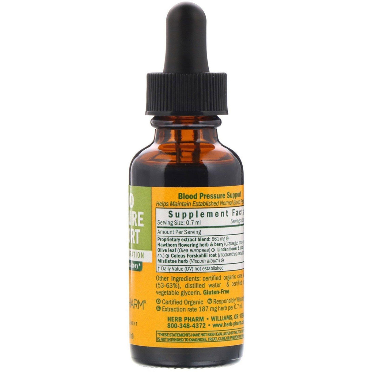 Herb Pharm, Blood Pressure Support, 1 fl oz (30 ml) - Supply Center USA