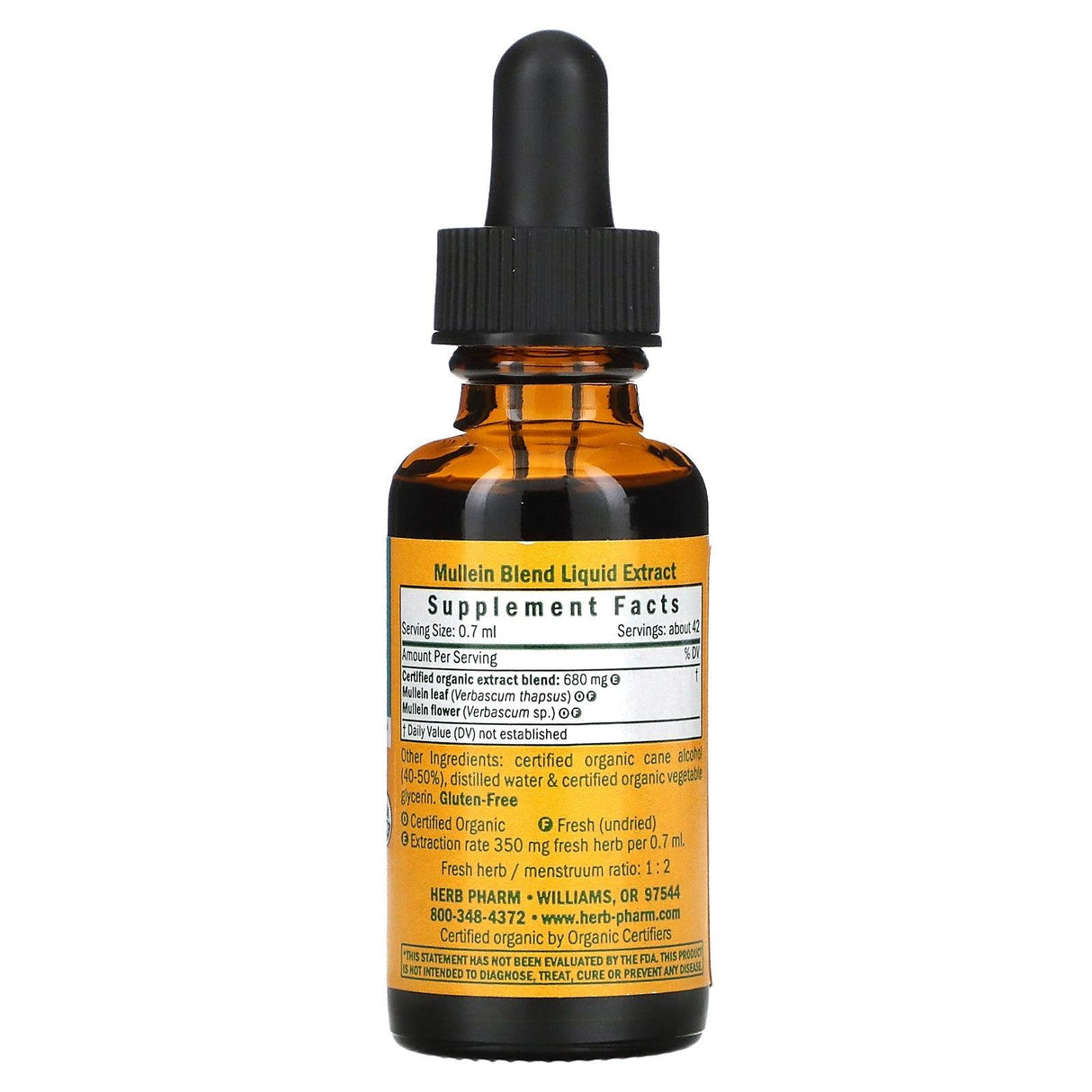 Herb Pharm, Mullein Blend, 1 fl oz (30 ml) - Supply Center USA