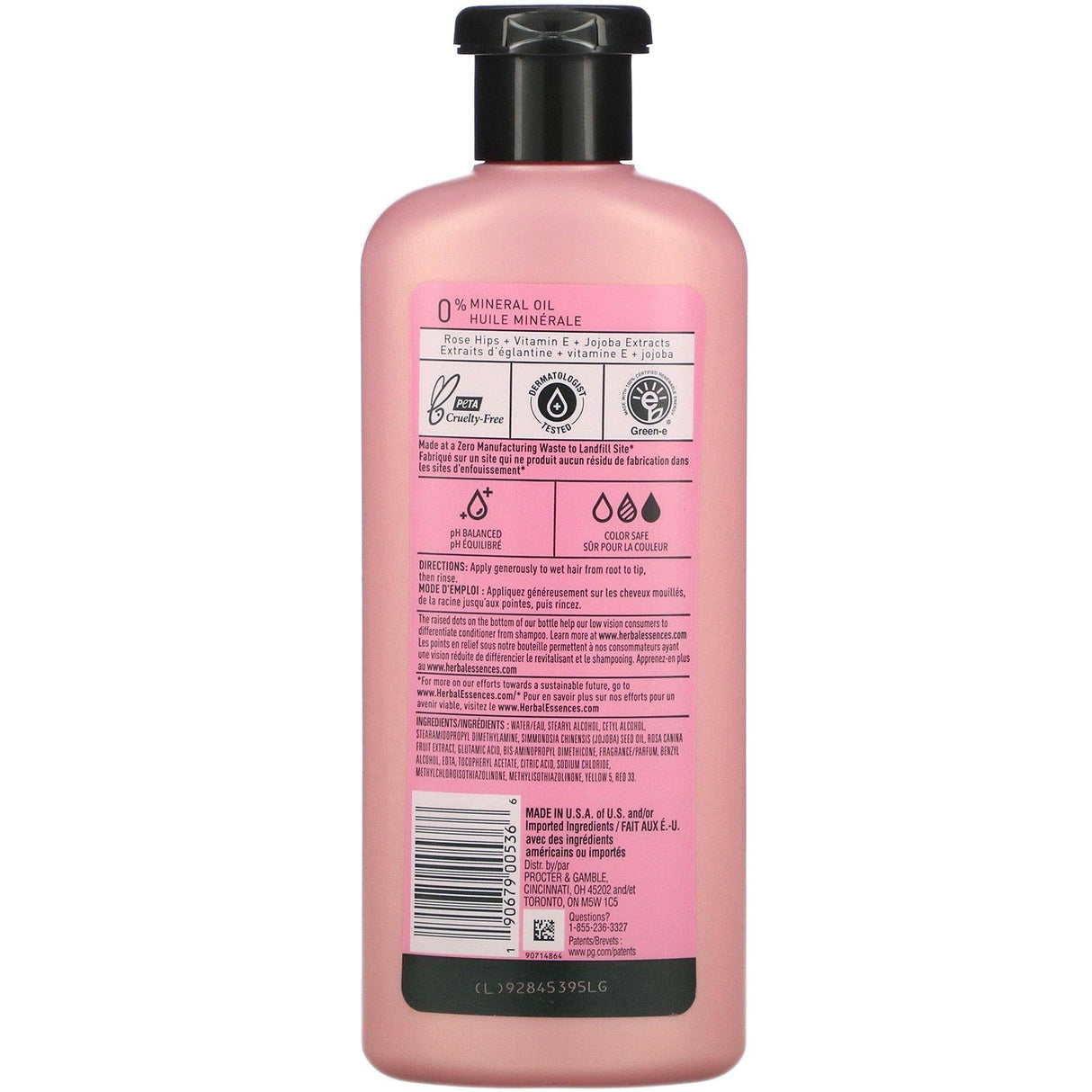 Herbal Essences, Smooth, Conditioner, Rose Hips, 13.5 fl oz (400 ml) - Supply Center USA