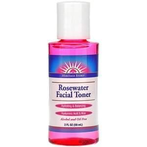Heritage Store, Rosewater Facial Toner, 2 fl oz (59 ml) - Supply Center USA