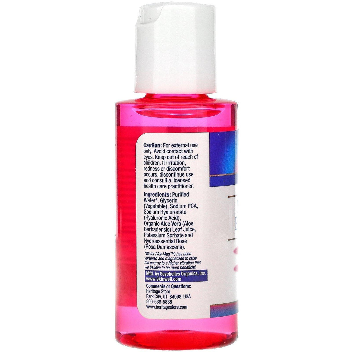 Heritage Store, Rosewater Facial Toner, 2 fl oz (59 ml) - Supply Center USA