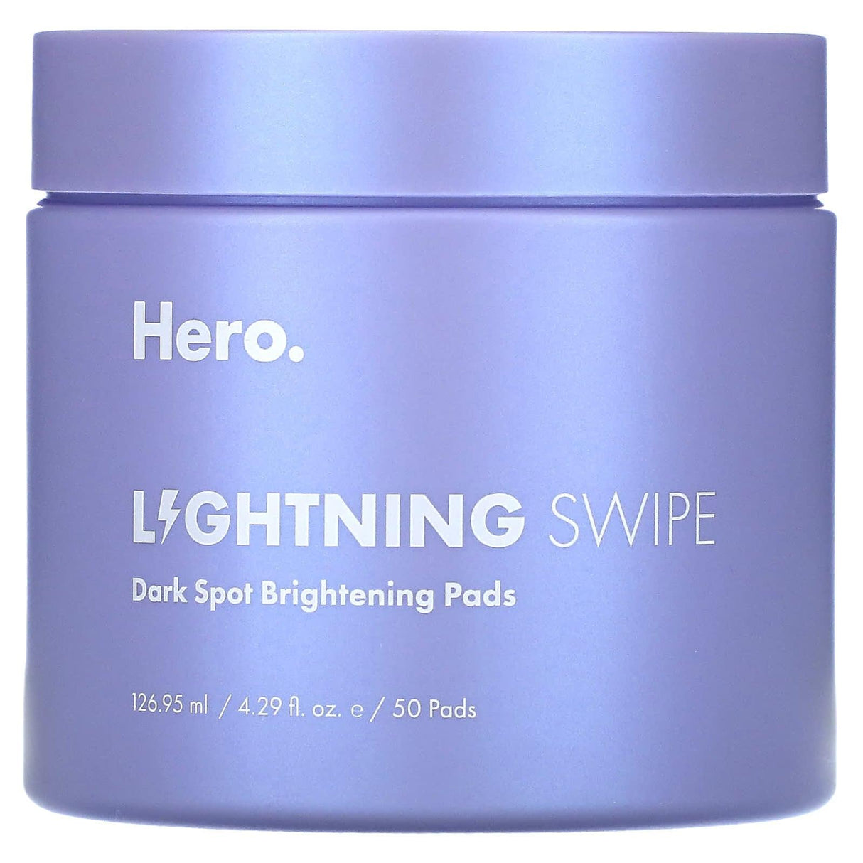 Hero Cosmetics, Lightning Swipe, Dark Spot Brightening Pads, 50 Pads - Supply Center USA