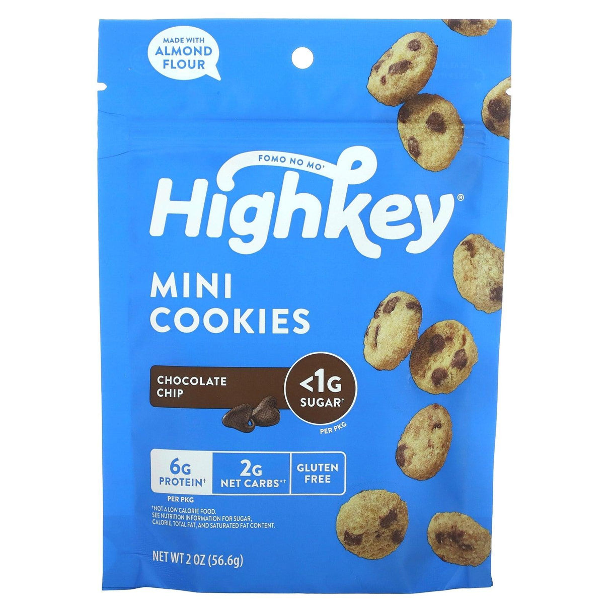 HighKey, Mini Cookies, Double Chocolate Brownie, 2 oz (56.6 g) - Supply Center USA