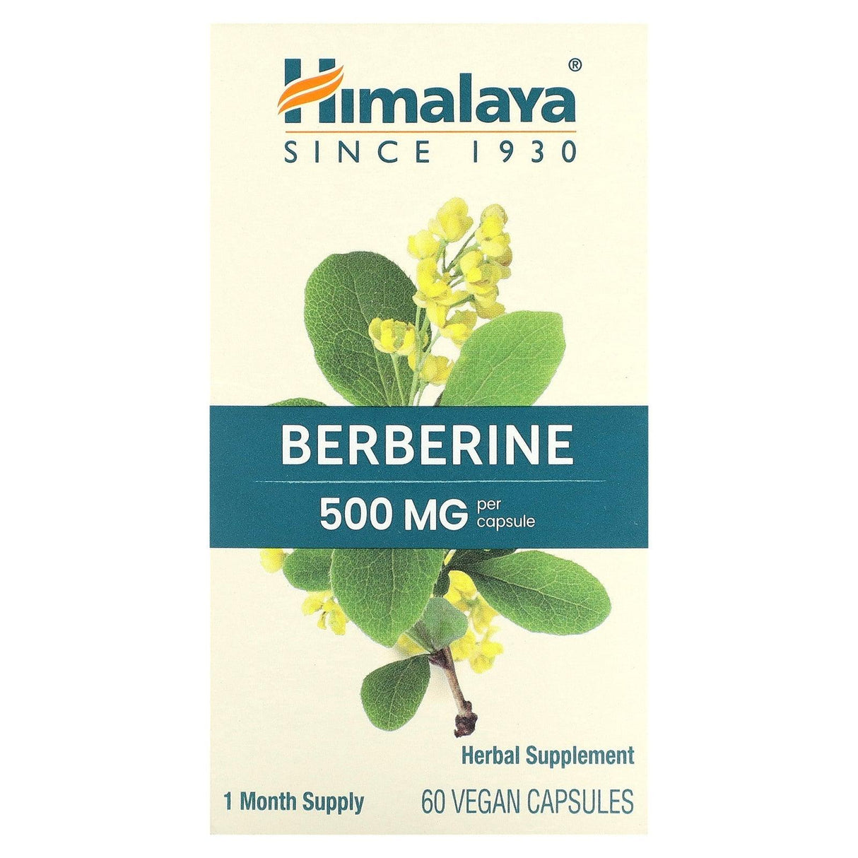 Himalaya, Berberine , 500 mg , 60 Vegan Capsules - Supply Center USA
