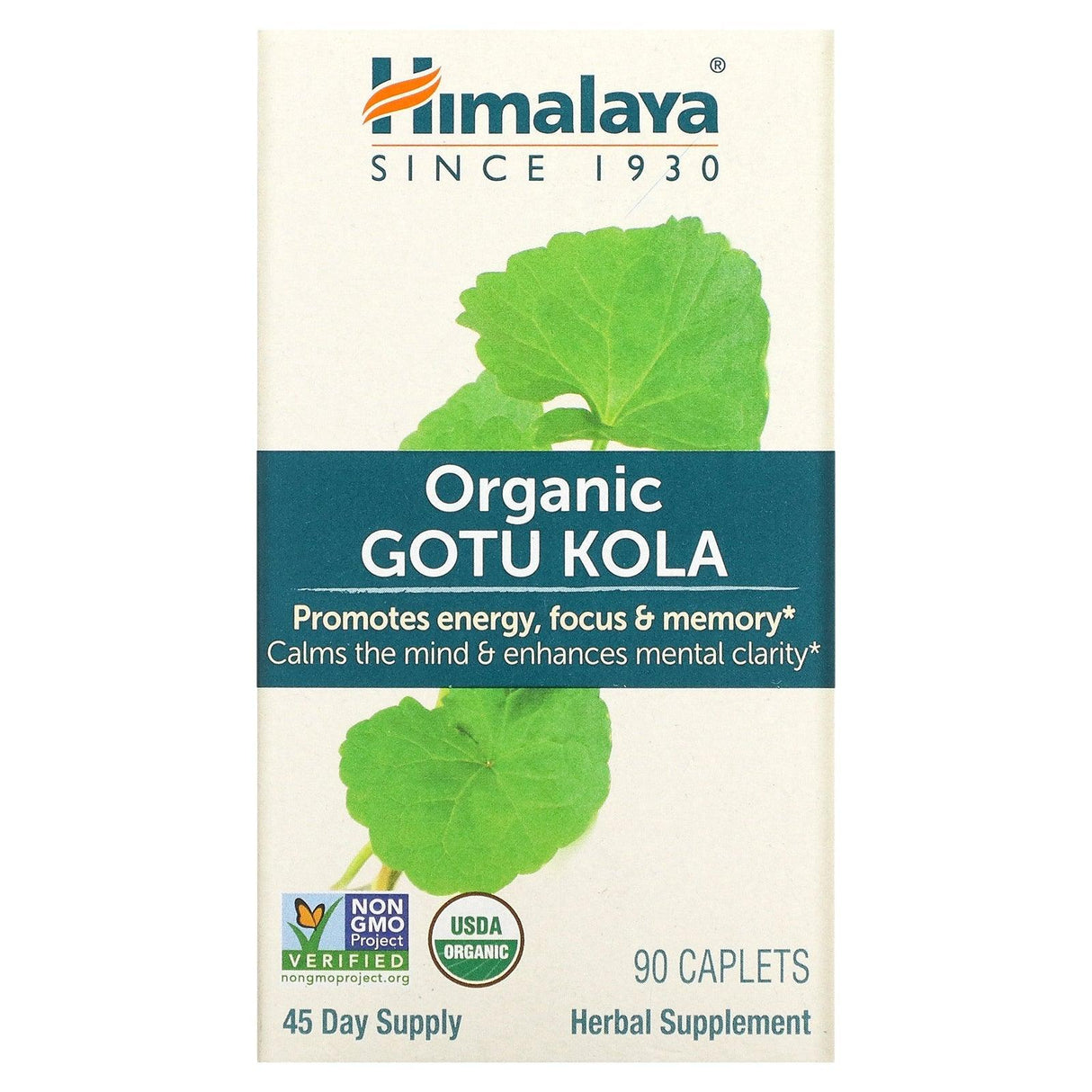 Himalaya, Organic Gotu Kola, 90 Caplets - Supply Center USA