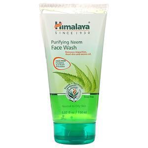Himalaya, Purifying Neem Face Wash, Normal to Oily Skin, 5.07 fl oz (150 ml) - Supply Center USA
