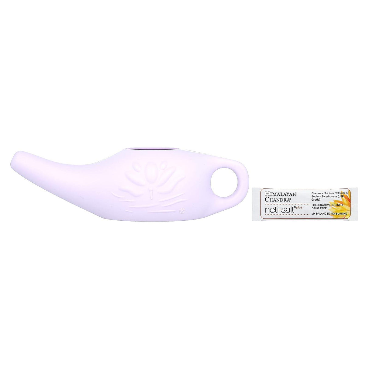 Himalayan Chandra, Eco Neti Pot with Neti Salt Saches, 2.16 g - Supply Center USA