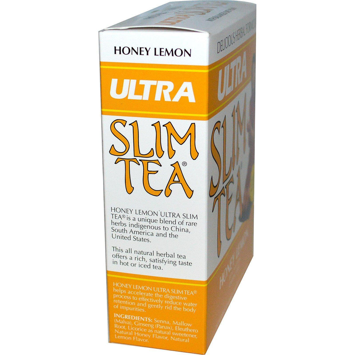 Hobe Labs, Ultra Slim Tea, Honey Lemon, Caffeine Free, 24 Herbal Tea Bags, 1.69 oz (48 g) - Supply Center USA