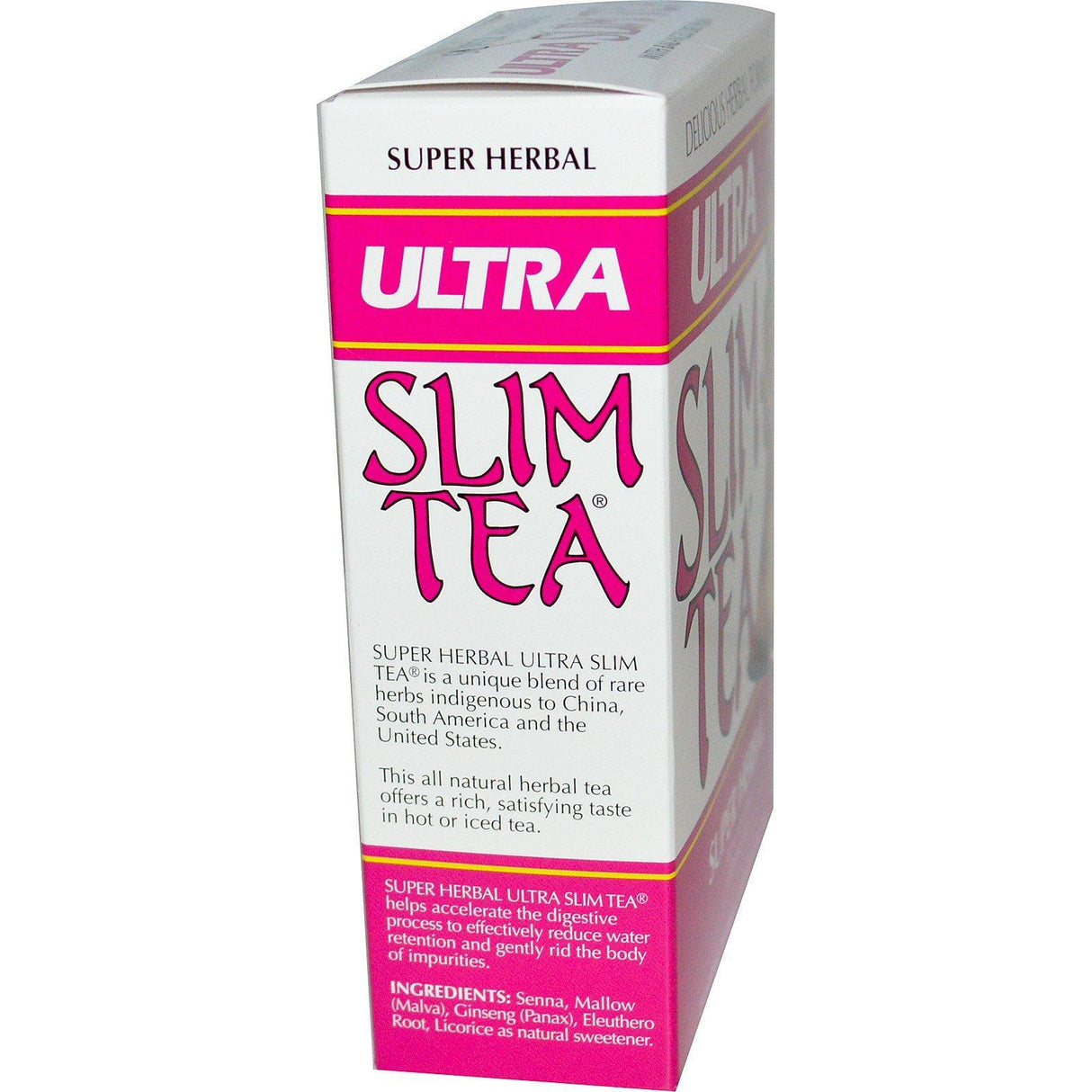 Hobe Labs, Ultra Slim Tea, Super Herbal, Caffeine Free , 24 Herbal Tea Bags, 1.69 oz (48 g) - Supply Center USA