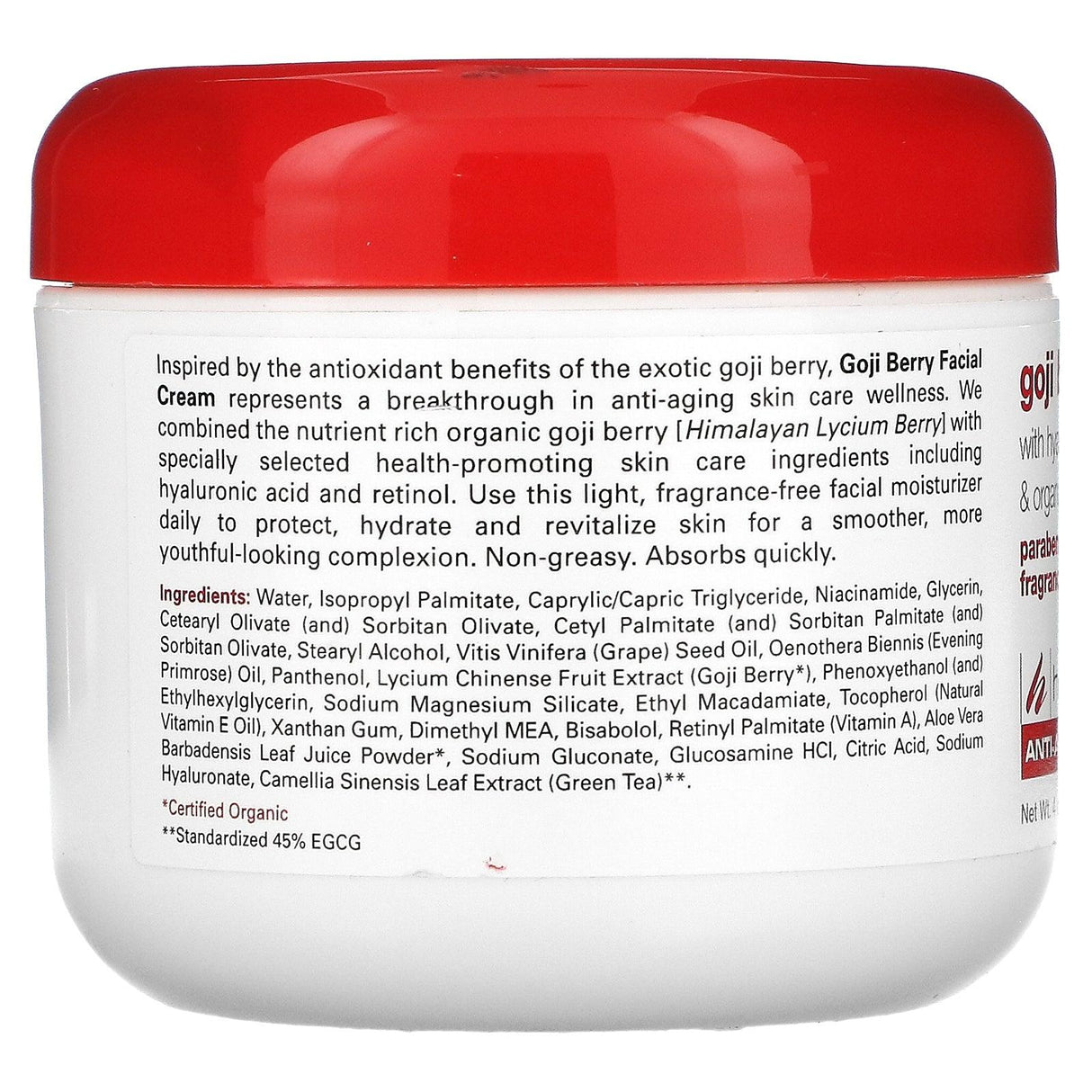 Home Health, Goji Berry Facial Cream, 4 oz (113 g) - Supply Center USA