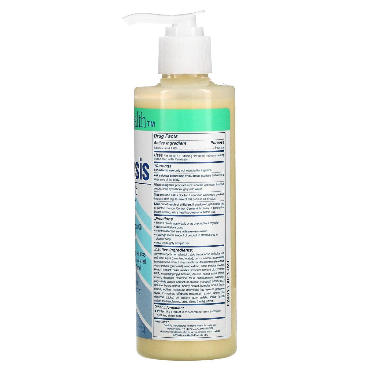 Home Health, Psoriasis, Medicated Scalp and Body Wash, 8 fl oz (236 ml) - Supply Center USA