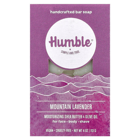 Humble Brands, Handcrafted Bar Soap, Mountain Lavender, 4 oz (113 g) - Supply Center USA