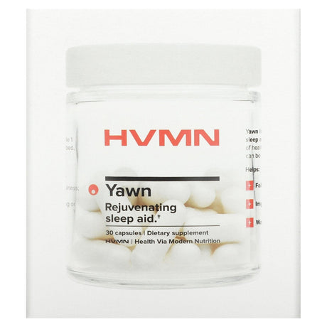 HVMN, Yawn, Rejuvenating Sleep Aid, 30 Capsules - Supply Center USA