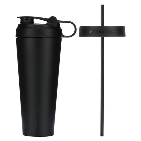 HydroJug, HydroSHKR, Shaker/Tumbler, Black, 24 oz (700 ml) - Supply Center USA