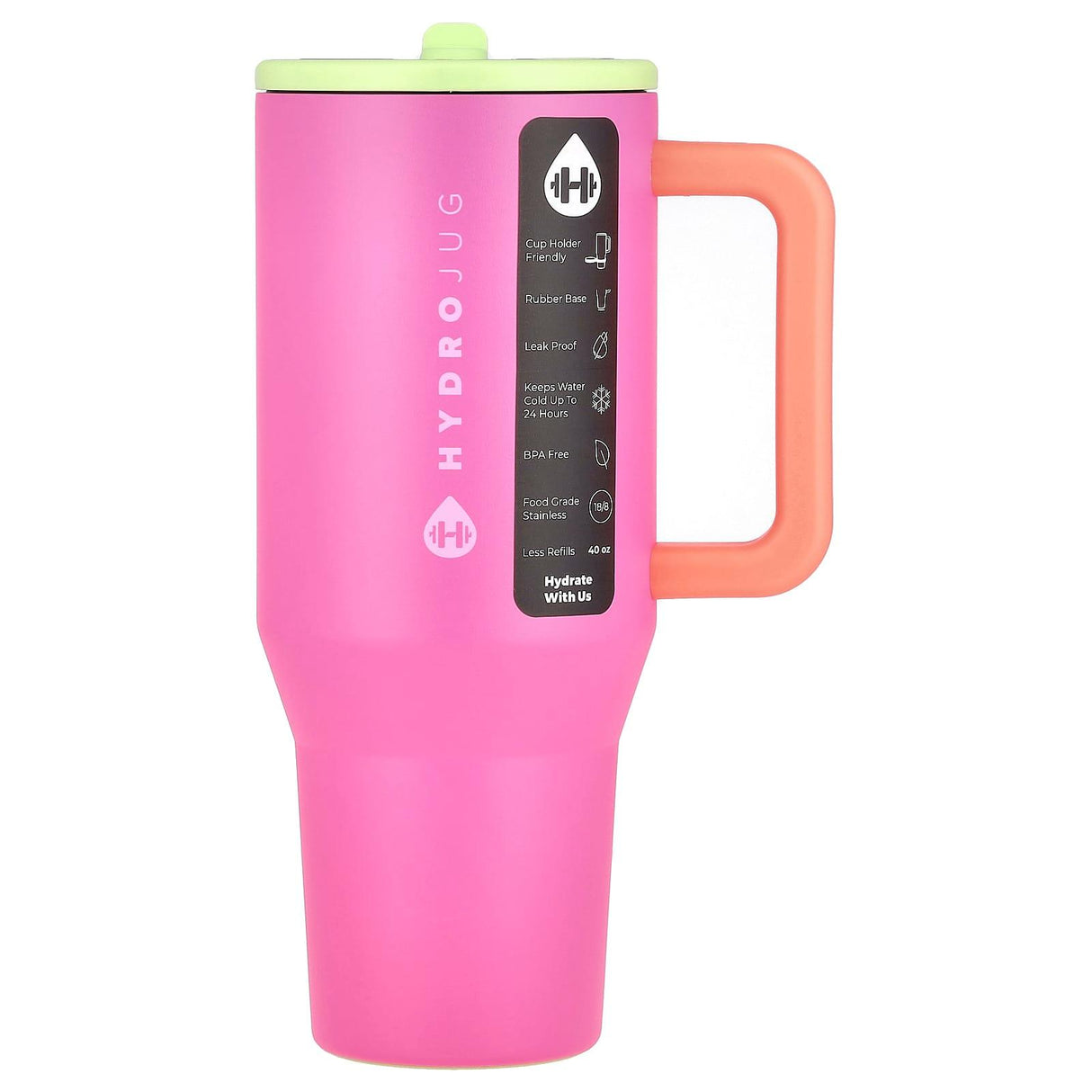 HydroJug, Traveler Tumbler, Orchid, 40 oz - Supply Center USA