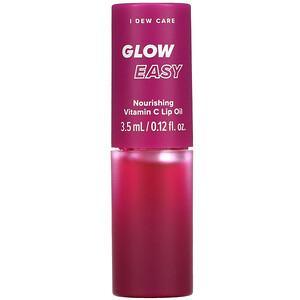 I Dew Care, Glow Easy, Nourishing Vitamin C Lip Oil, 0.12 fl oz (3.5 ml) - Supply Center USA