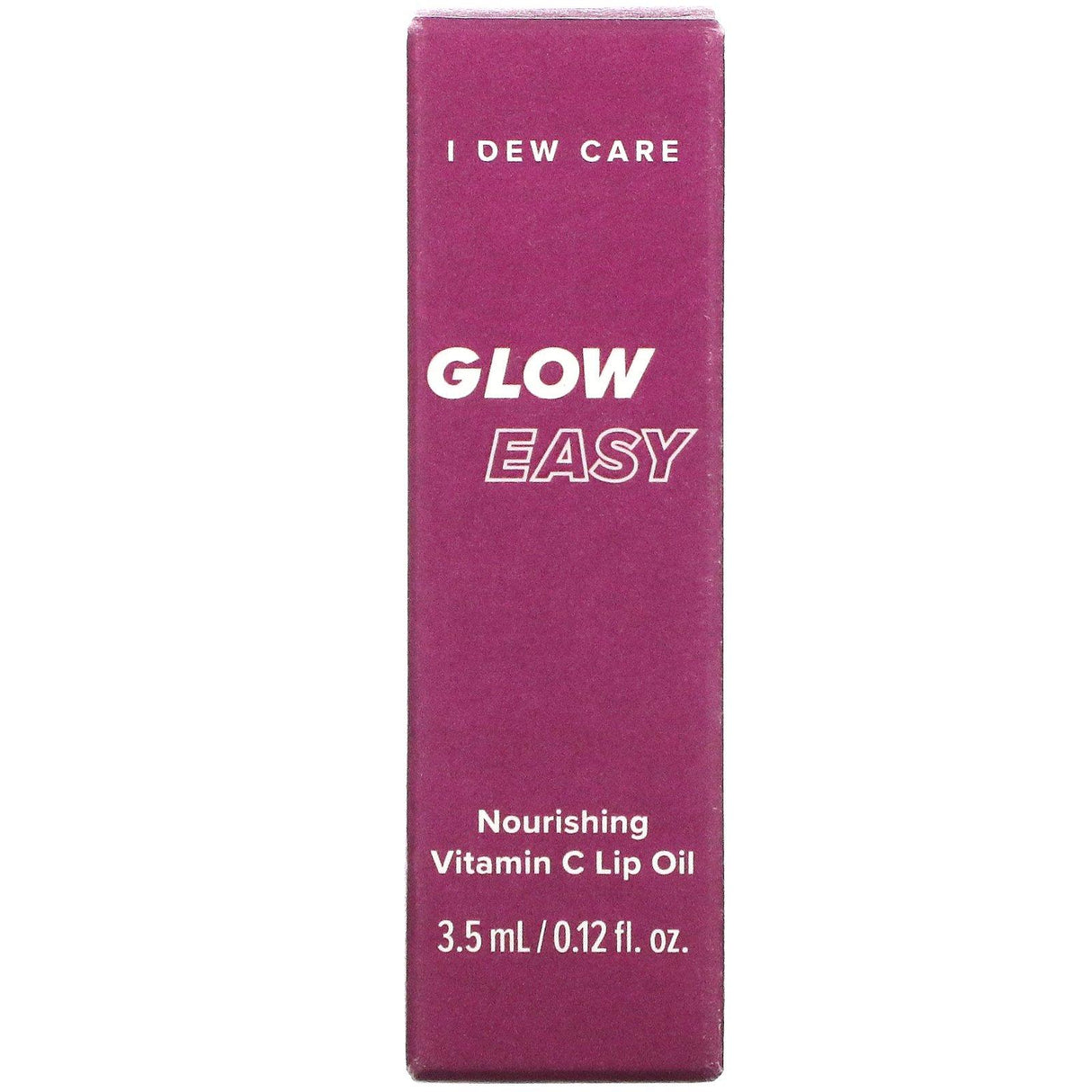 I Dew Care, Glow Easy, Nourishing Vitamin C Lip Oil, 0.12 fl oz (3.5 ml) - Supply Center USA