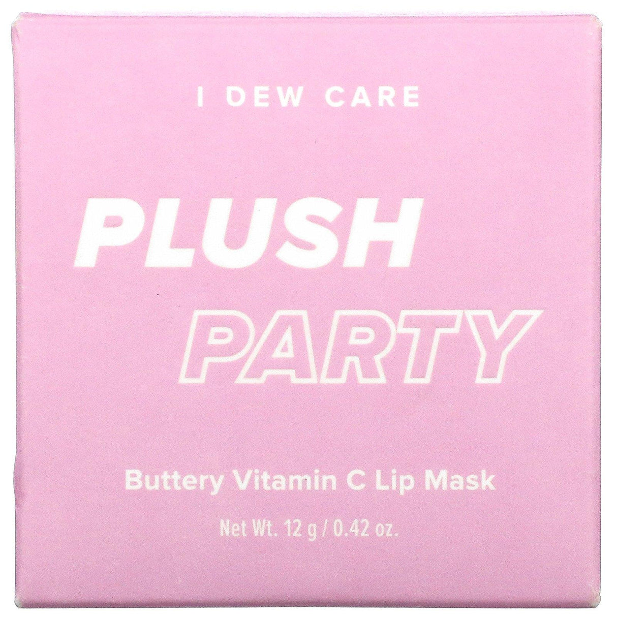 I Dew Care, Plush Party, Buttery Vitamin C Lip Mask, 0.42 oz (12 g) - Supply Center USA