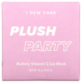 I Dew Care, Plush Party, Buttery Vitamin C Lip Mask, 0.42 oz (12 g) - Supply Center USA