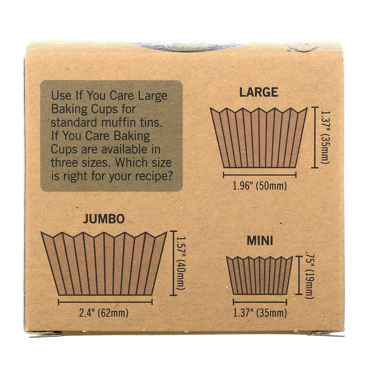 If You Care, Large Baking Cups, 60 Cups - Supply Center USA