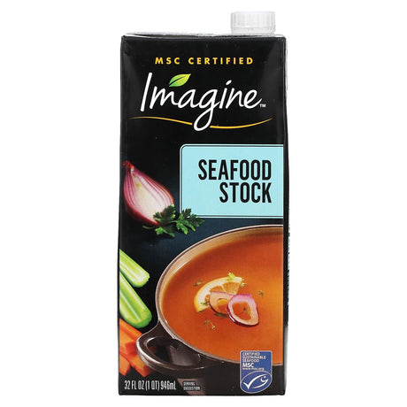 Imagine Soups, Stock Seafood, 32 fl oz (946 ml) - Supply Center USA