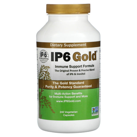 IP-6 International, IP6 Gold, Immune Support Formula, 240 Vegetarian Capsules - Supply Center USA