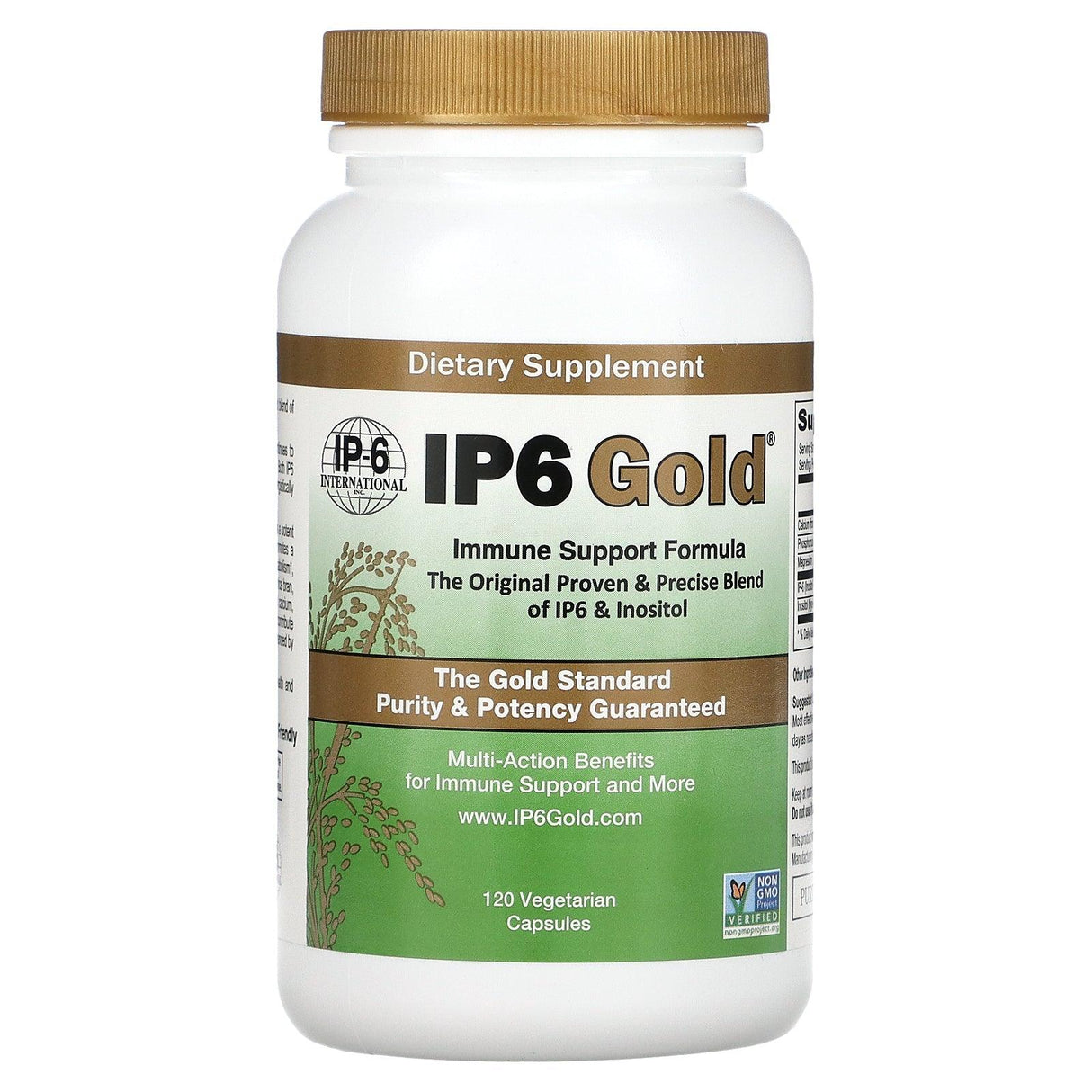 IP-6 International, IP6 Gold, Immune Support Formula, 240 Vegetarian Capsules - Supply Center USA