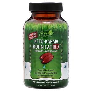 Irwin Naturals, Keto-Karma Burn Fat Red , 72 Liquid Soft-Gels - Supply Center USA