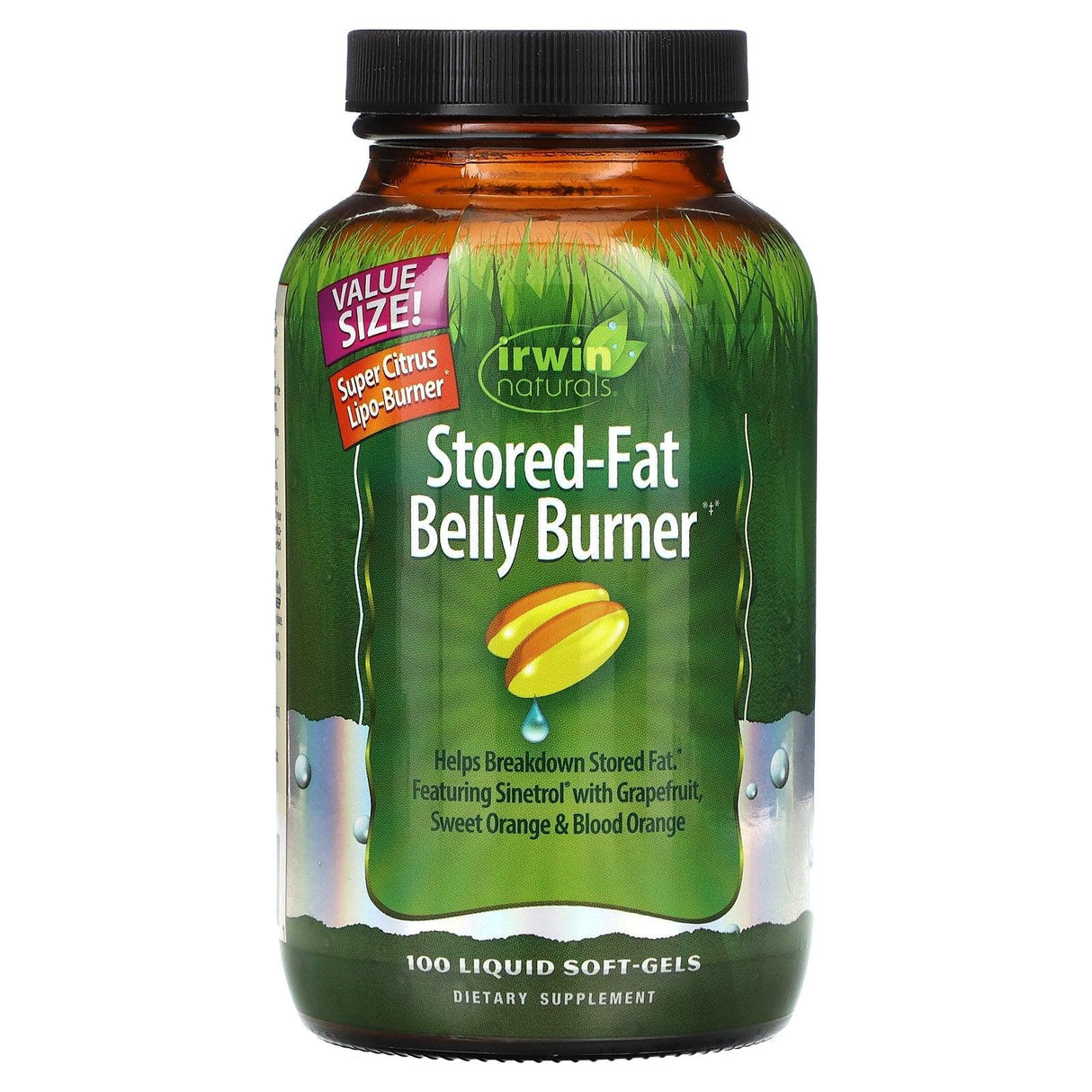 Irwin Naturals, Stored-Fat Belly Burner, 100 Liquid Soft-Gels - Supply Center USA