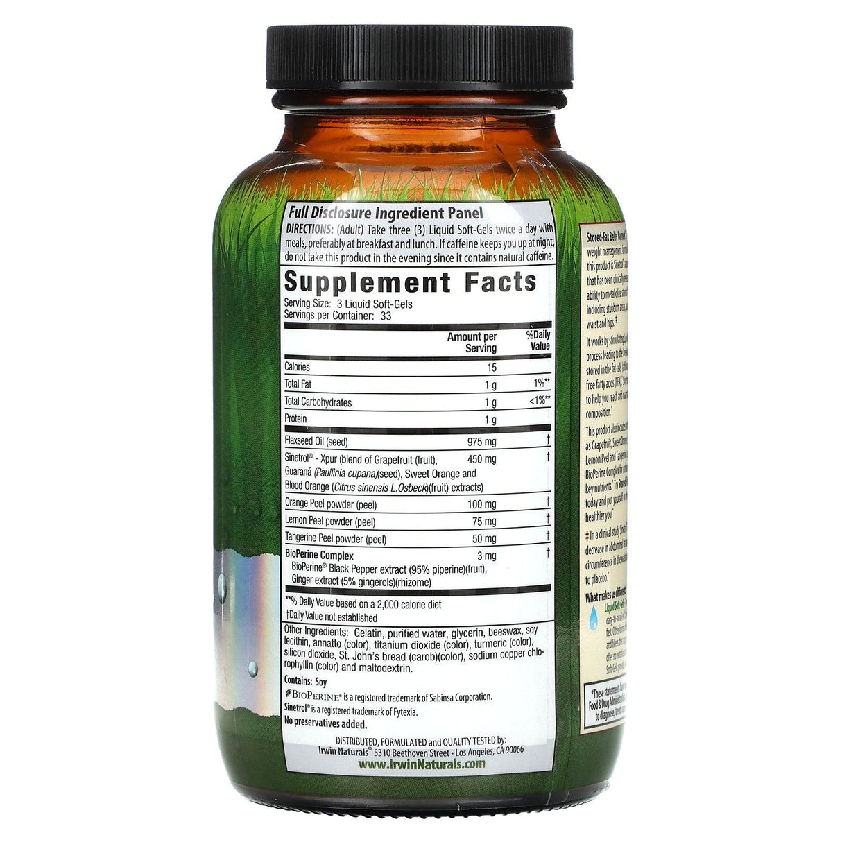 Irwin Naturals, Stored-Fat Belly Burner, 100 Liquid Soft-Gels - Supply Center USA